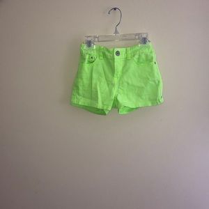 Shorts neon green